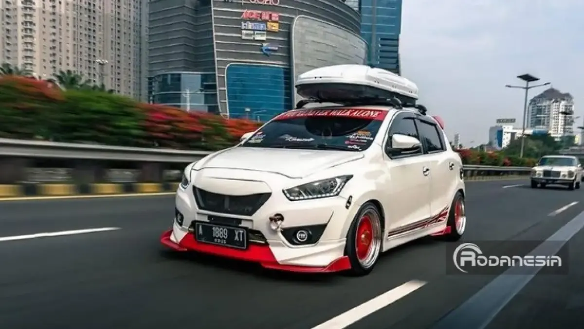Cara Mengemudi Mobil dengan Ground Clearance Rendah, Biasanya Mobil Ceper Sering Gasruk (FOTO: INSTAGRAM/datsunmodifikasi)