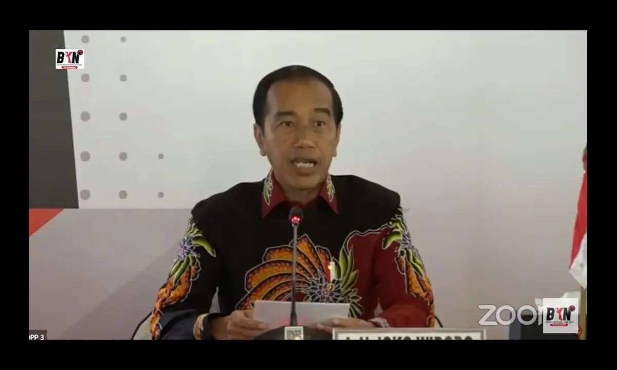 Ganjar Pranowo Resmi Jadi Capres PDI Perjuangan, Jokowi Sebut Ganjar Sosok Pemimpin yang Dekat dengan Rakyat (Sumber : Tangkap Layar Youtube BKN PDI Perjuangan)