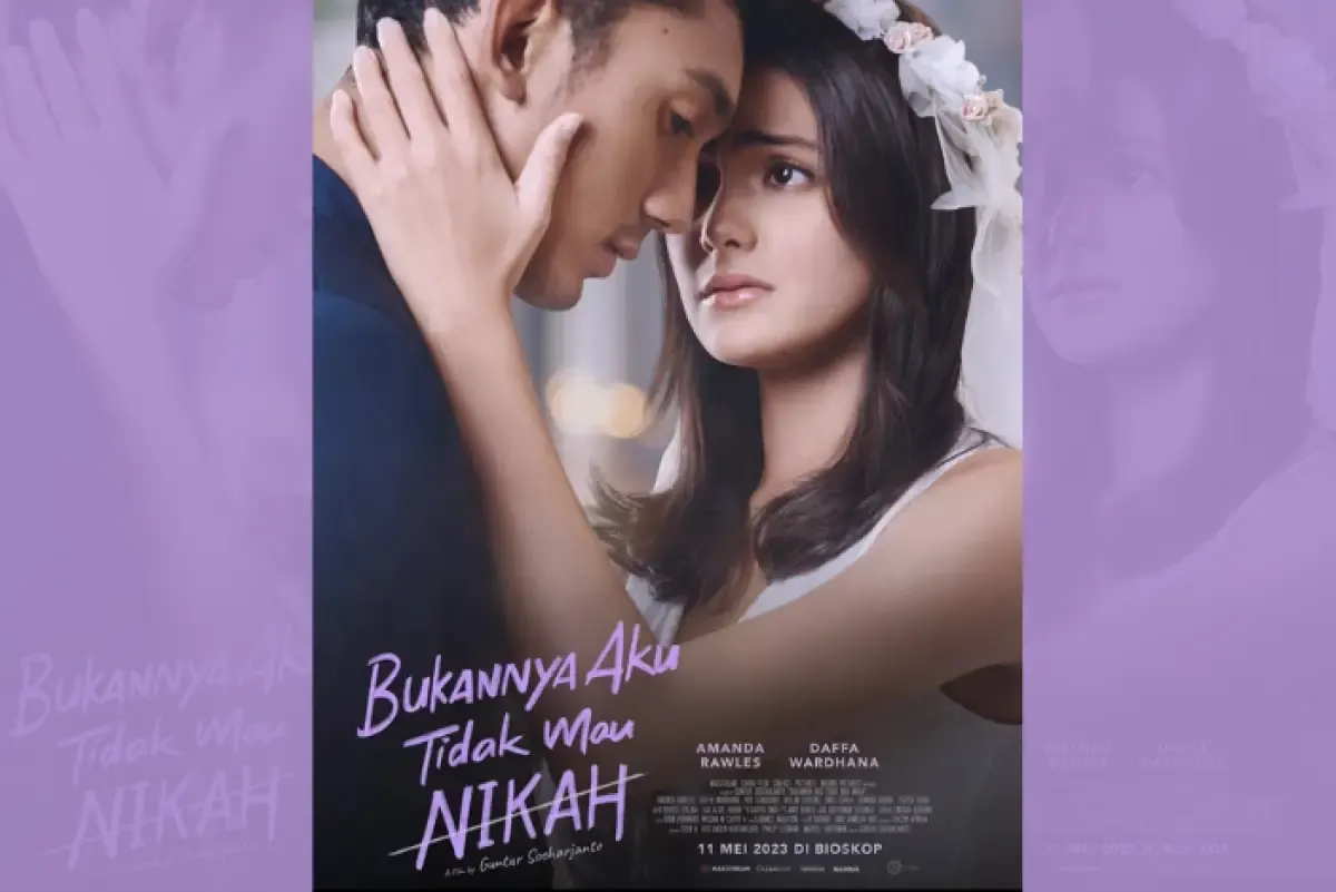 Poster film Bukannya Aku Tidak Mau Nikah. (Sumber : Twitter/@CenayangFilm)