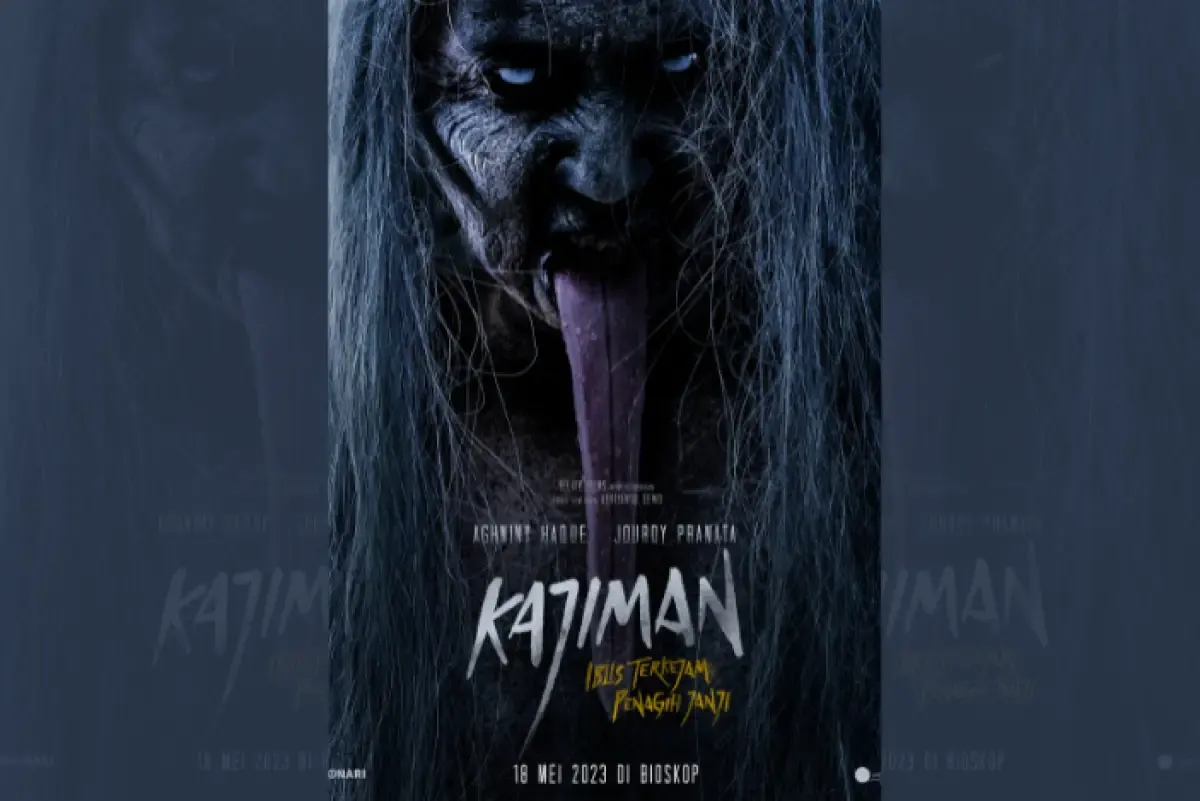 Poster film Kajiman: Iblis Terkejam Penagih Janji (Sumber : Twitter/@cinema21)
