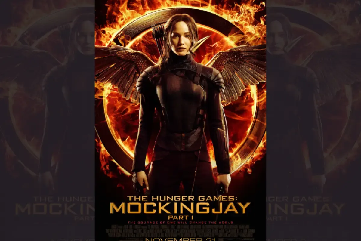 Poster film The Hunger Games: Mockingjay Part 1 (Sumber : Twitter/@quakeswft)