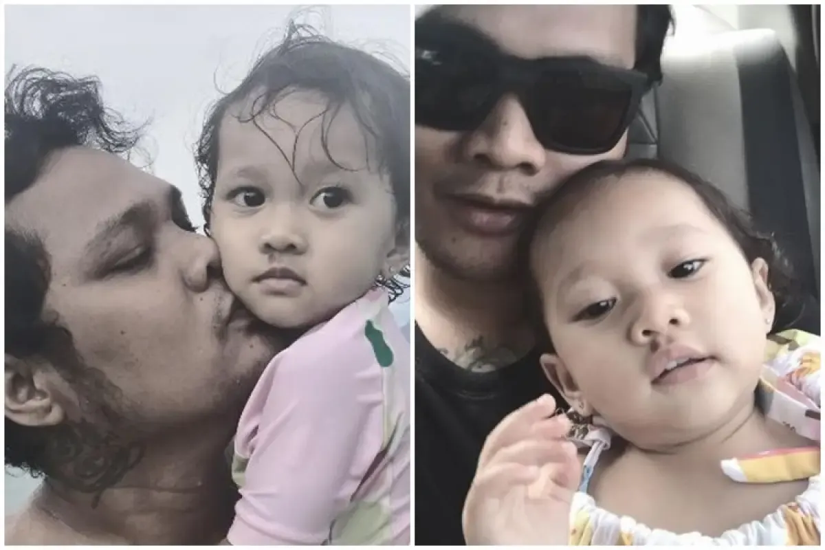 Potret hangat Virgoun bersama putrinya Starla  (Sumber : Instagram/starlaidola)