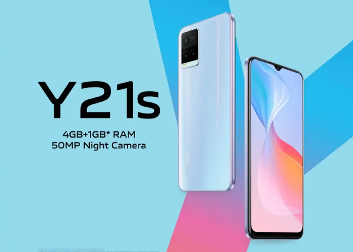 Ilustrasi Vivo Y21s HP Rp1 jutaan dengan chipset MediaTek Helio G80 (Sumber : vivo.com)