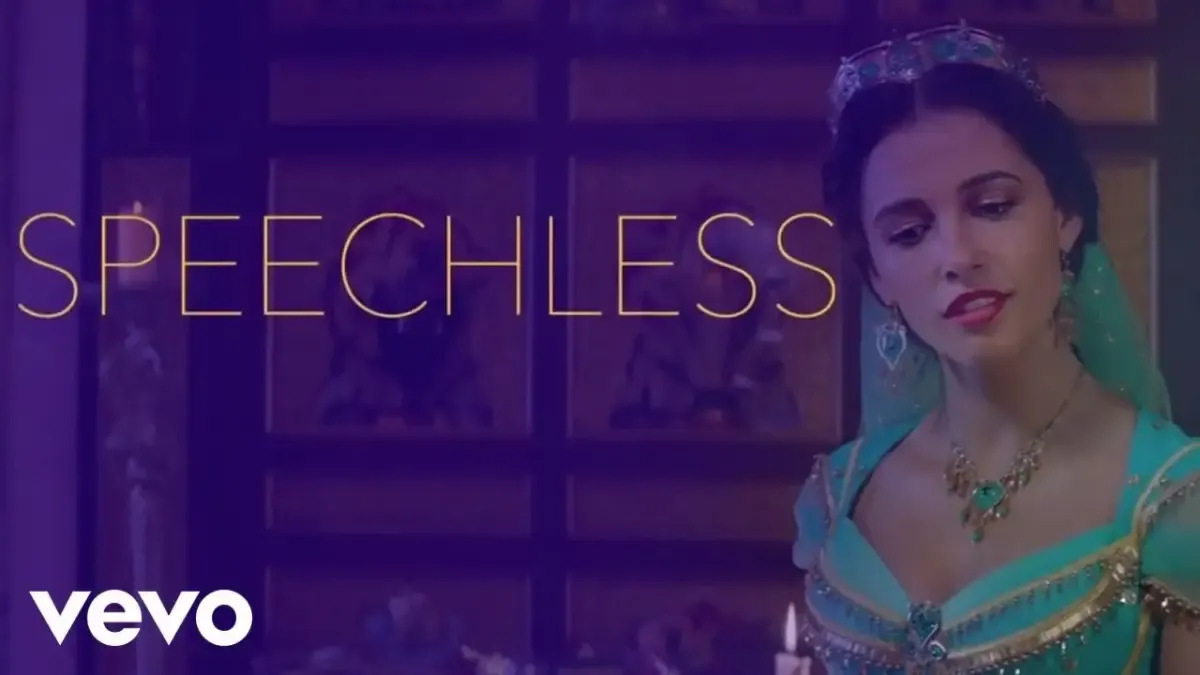 Lirik Lagu Speechless Milik Naomi Scott Diciptakan 3 Orang Musisi Papan Atas (Sumber : YOUTUBE)