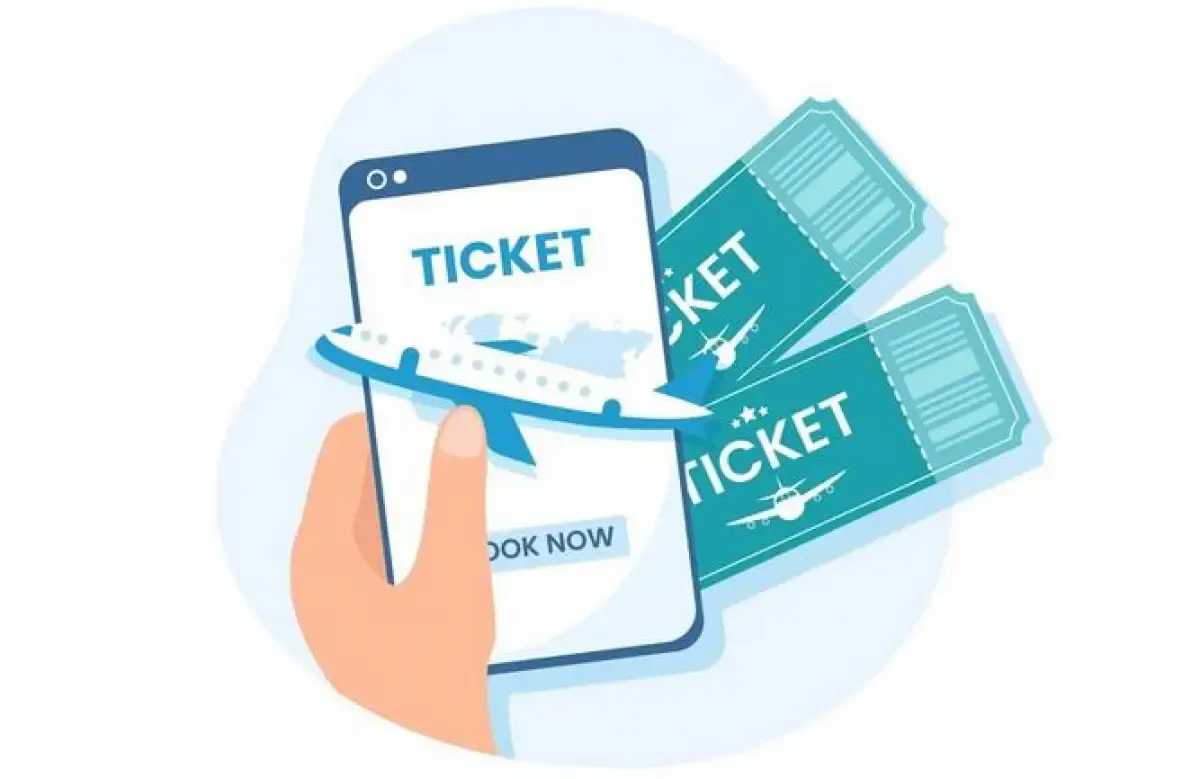 Ilustrasi membeli tiket online (Freepick.com)