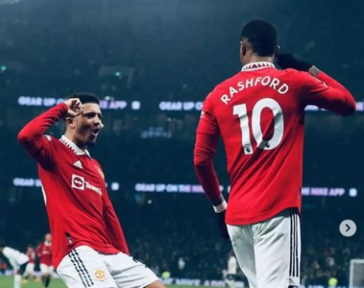 Performa gemilang Jadon Sancho dan Marcus Rashford tak cukup membantu MU meraih kemenangan pada lanjutan English Premier Inggris, Jumat (28/4/2023) wib.  (Sumber : Instagram/manchesterunited)