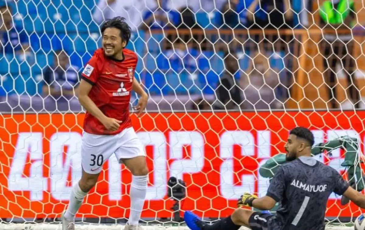 Urawa Reds bermain imbang 1-1 vs Al-Hilal pada leg I final Liga Champions Asia, Minggu (30/4/2023) wib  (Sumber : the-afc.com)