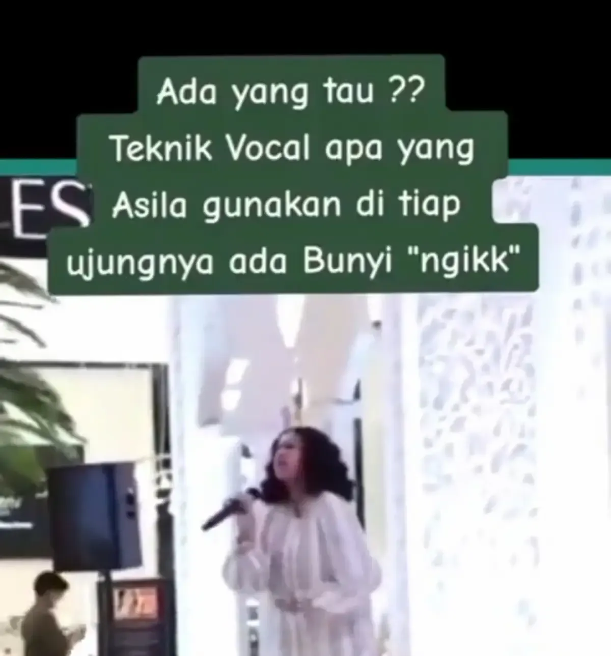 Tangkapan layar video Asila Maisa (Sumber : TikTok)