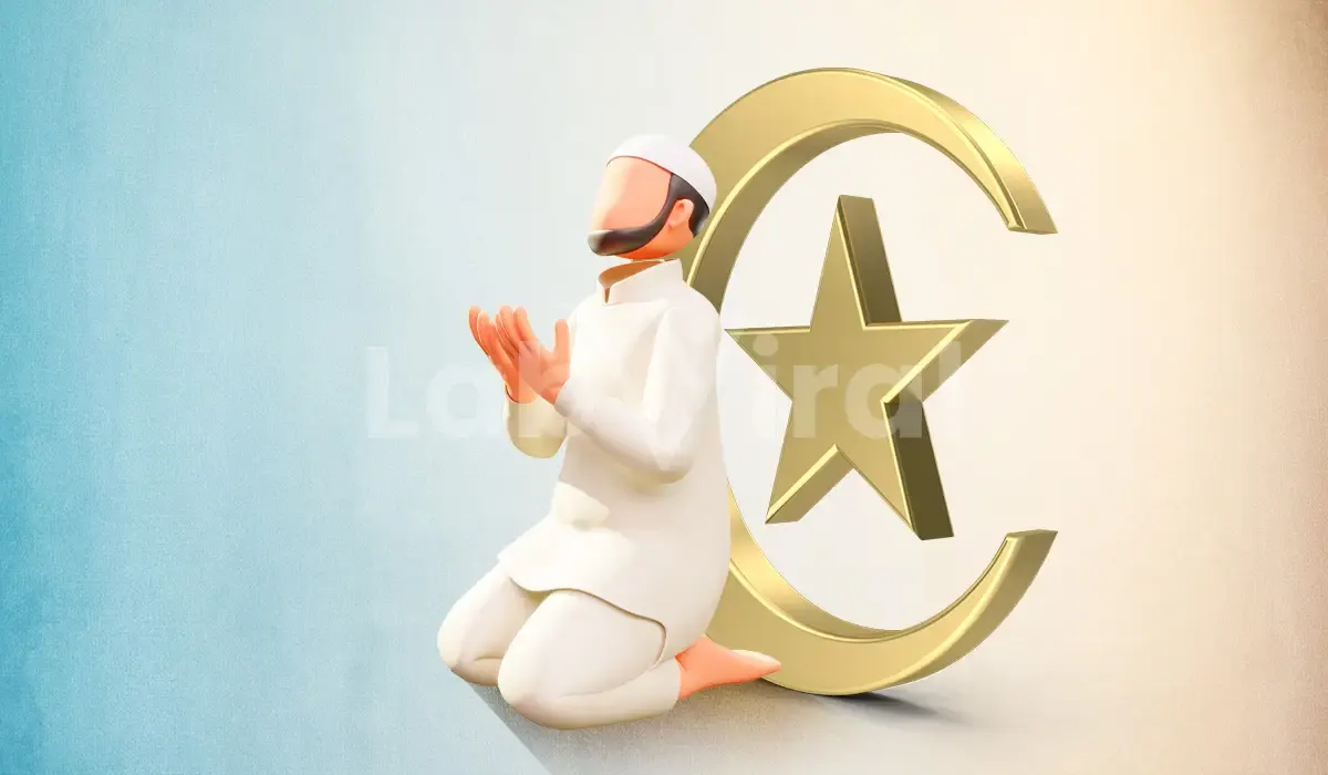 Ilustrasi Salat Istikharah.