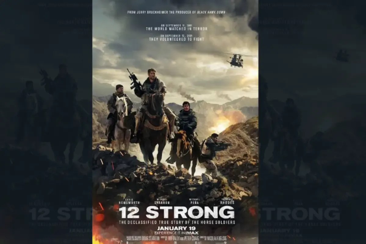 Poster film 12 Strong. (Sumber : Twitter/@incredibleDanix)
