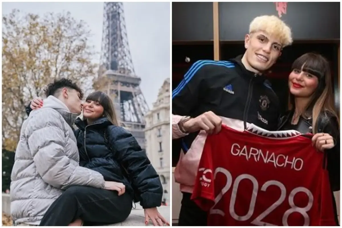 Potret Mesra Alejandro Garnacho dengan Sang Kekasih Eva Garcia  (Sumber : Instagram/garnacho7)