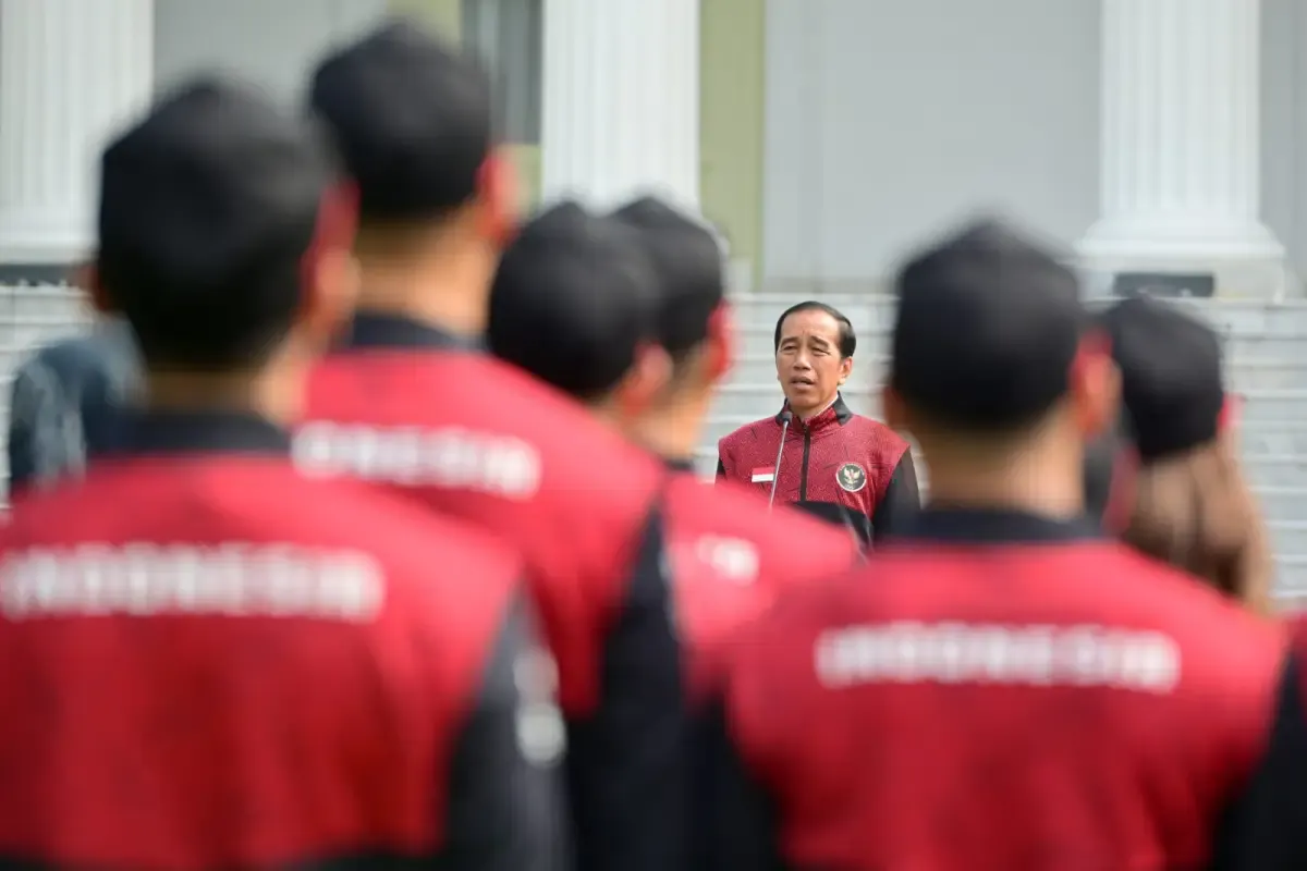 Kontingen Indonesia untuk SEA Games 2023 Kamboja Dilepas Presiden Jokowi (Sumber : Muchlis Jr - Biro Pers Sekretariat Presiden)