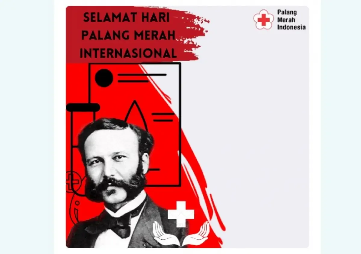 Twibbon Hari Palang Merah Internasional (Sumber : twibbonize.com)