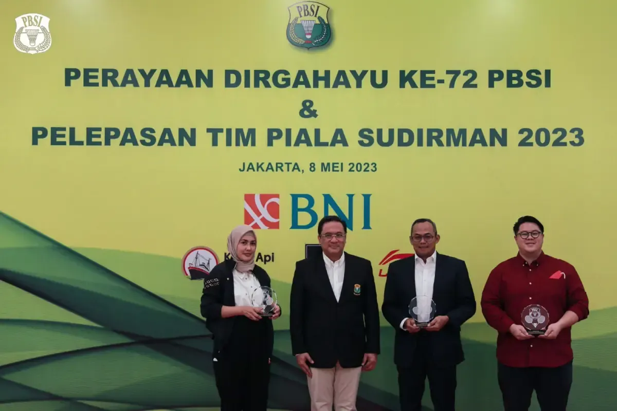 Siap Rebut Piala Sudirman 2023, BNI dan PBSI Lepas Tim Indonesia (Sumber : Labviral.com/Dok.BNI)