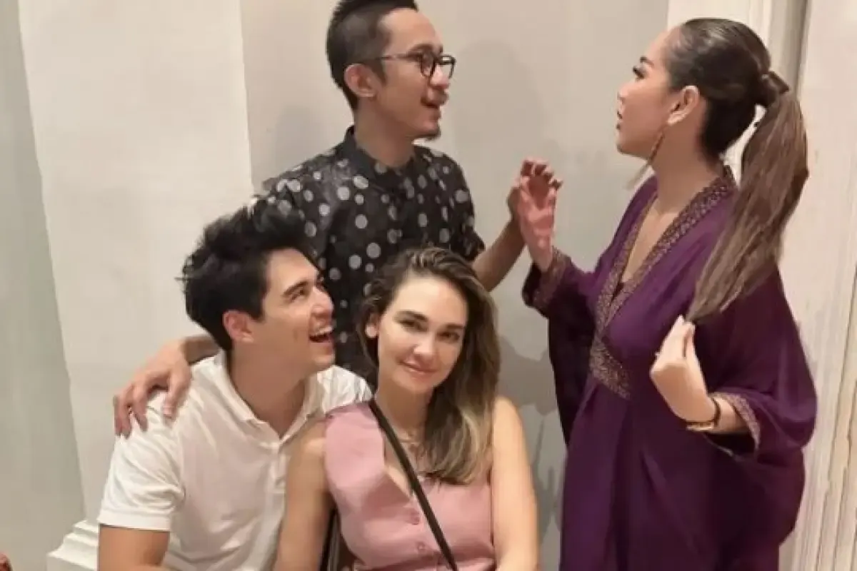 Luna Maya dan Maxim Bouttier fix pacaran? (Sumber : Instagram/amingisback)