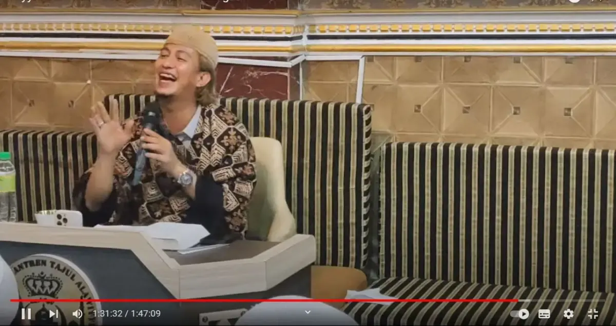 Habib Bahar bin Smith (Sumber : Youtube/Sayyid Bahar Bin Sumaith Official)