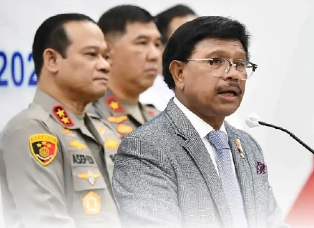Menteri Komunikasi dan Informatika (Menkominfo) Johnny G Plate (Sumber : Instagram/kemkominfo)
