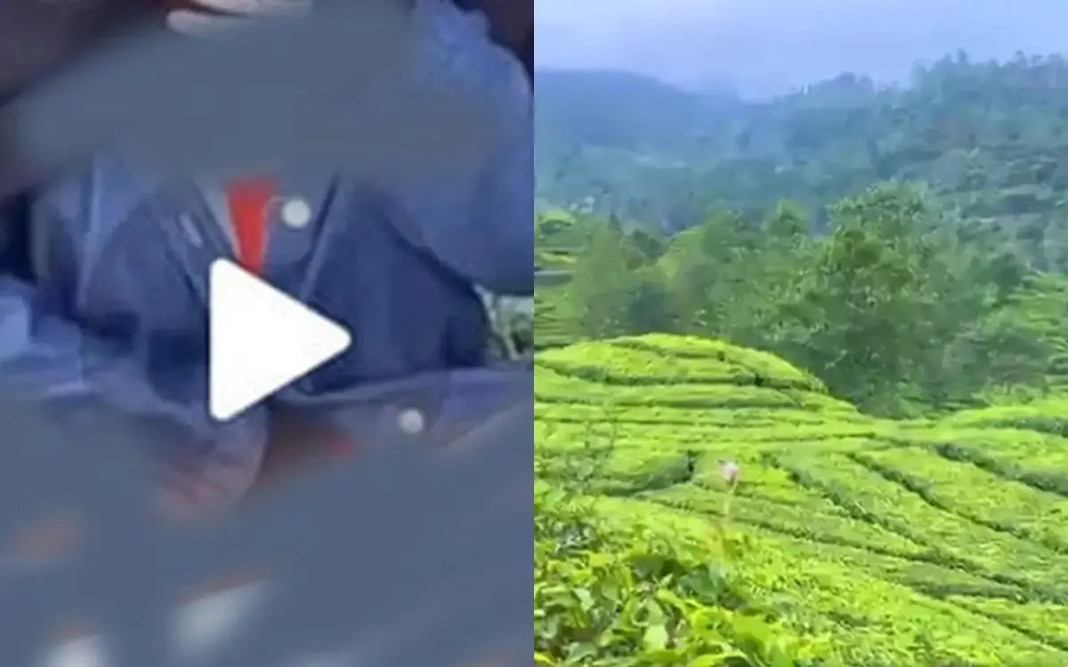 Video viral wanita bercadar di Ciwidey (Sumber : Istimewa)
