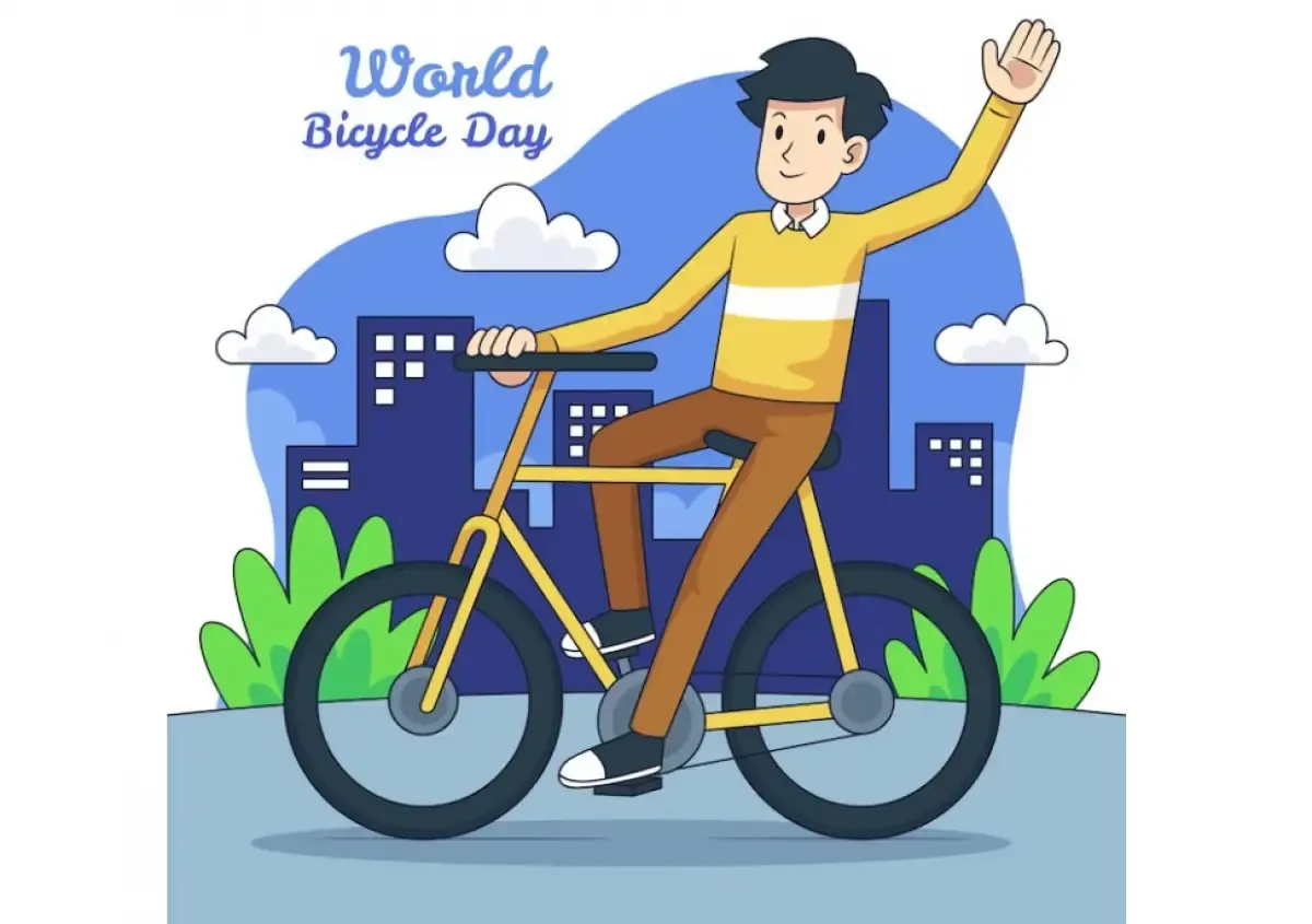 Hari Sepeda Sedunia atau World Bicycle Day 2023 (Sumber : freepik)
