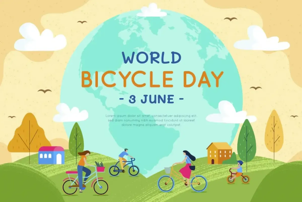 Hari Sepeda Sedunia atau World Bicycle Day 2023 (Sumber : freepik)