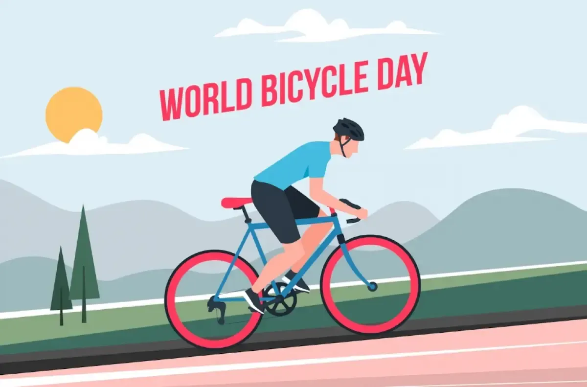 Hari Sepeda Sedunia  atau World Bicycle Day 2023 (Sumber : freepik)