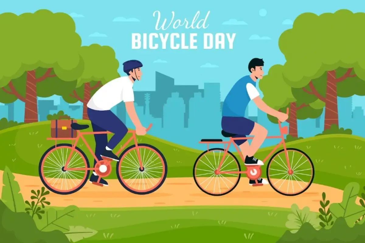 Hari Sepeda Sedunia  atau World Bicycle Day 2023 (Sumber : freepik)