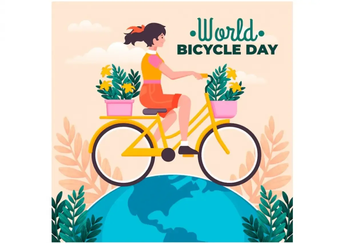 Hari Sepeda Sedunia atau World Bicycle Day 2023 (Sumber : freepik)