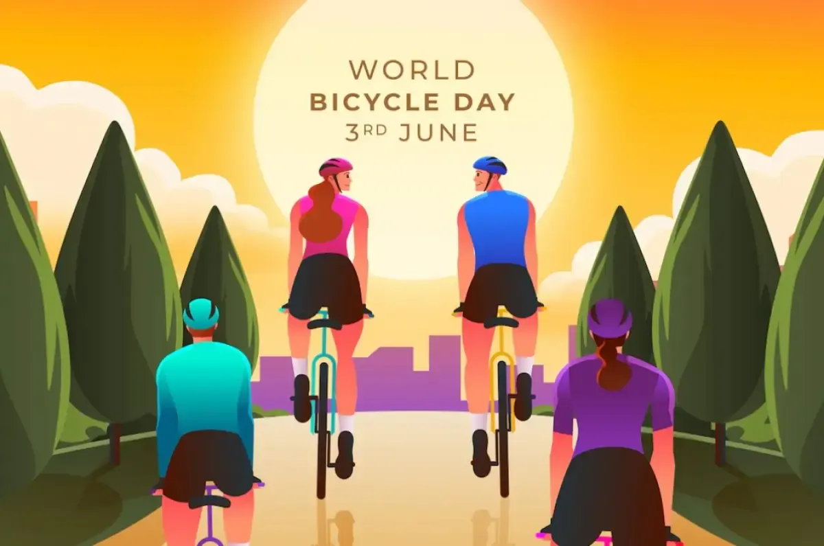 Hari Sepeda Sedunia atau World Bicycle Day 2023 (Sumber : freepik)