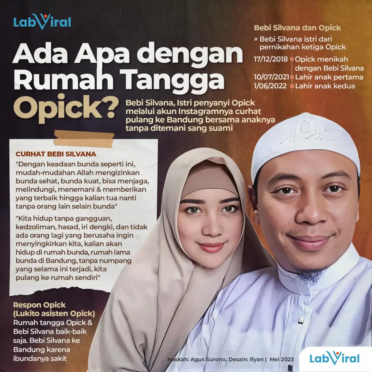 Ada Apa dengan Rumah Tangga Opick?