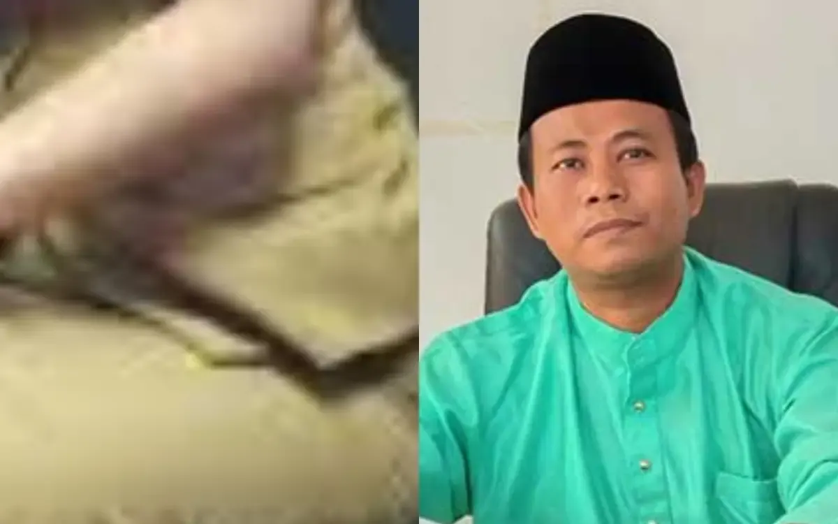 Wakil Bupati Rokan Hilir Sulaiman digerebek saat bersama wanita di kamar hotel (Sumber : Istimewa)