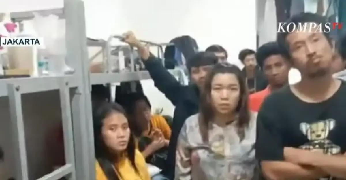 WNI jadi korban perdangan manusia atau TPPO di Myanmar.  (Sumber : Tangkapan layar/KompasTV)