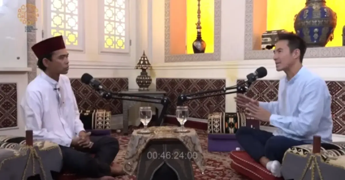 Daniel Manata dan Ustad Somad (Youtube.com/daniel manaanta network/)
