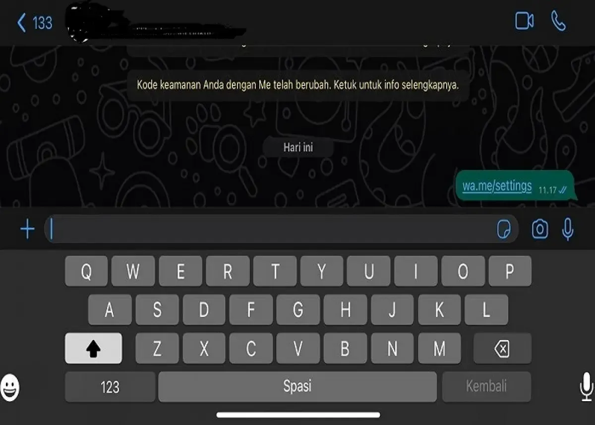 Ilustrasi link WA Me Settings (Sumber : Labviral.com/Yowan R)