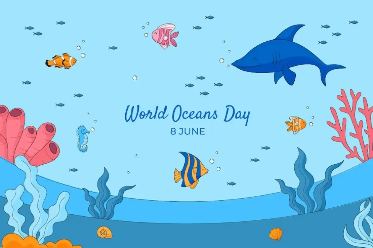 Hari Laut Sedunia atau World Oceans Day 2023 (Sumber : freepik)