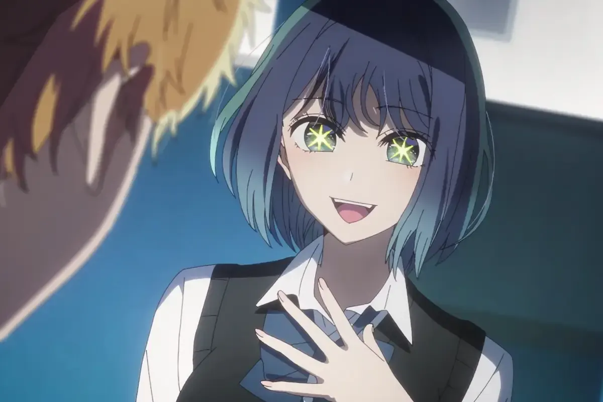 Salah satu adegan dalam anime Oshi no Ko. (Sumber : Twitter/@AniTrendz)