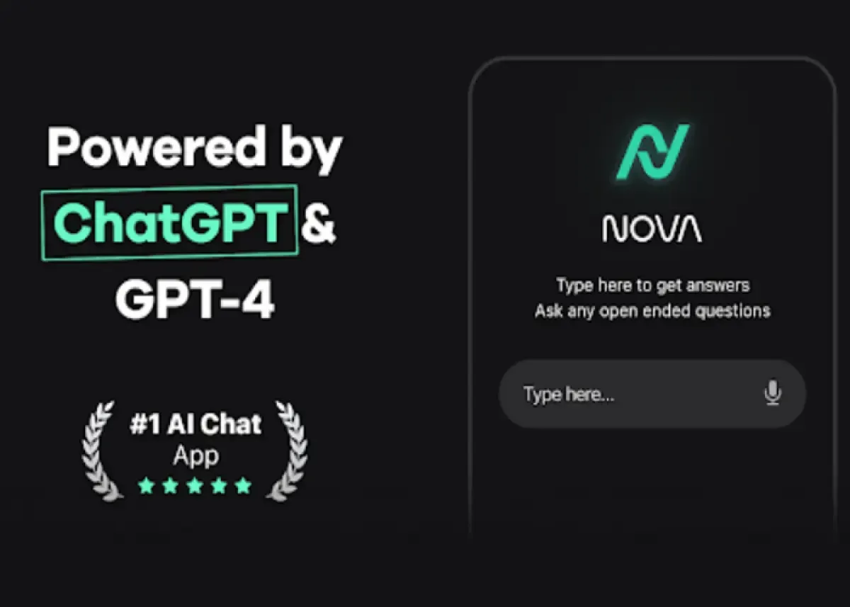 AI Chatbot - Nova, salah satu aplikasi ChatGPT untuk smartphone Android (Sumber : play.google.com)
