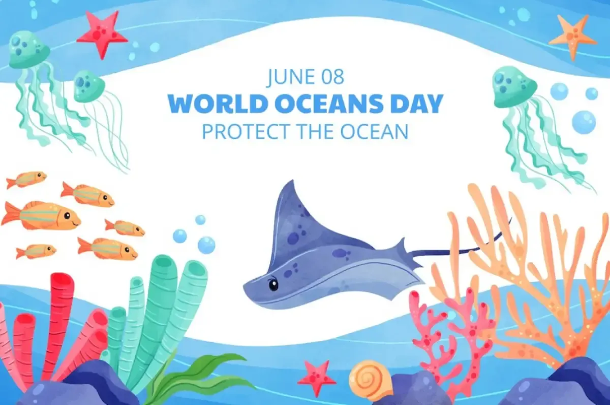 Hari Laut Sedunia atau World Oceans Day 2023 (Sumber : freepik)