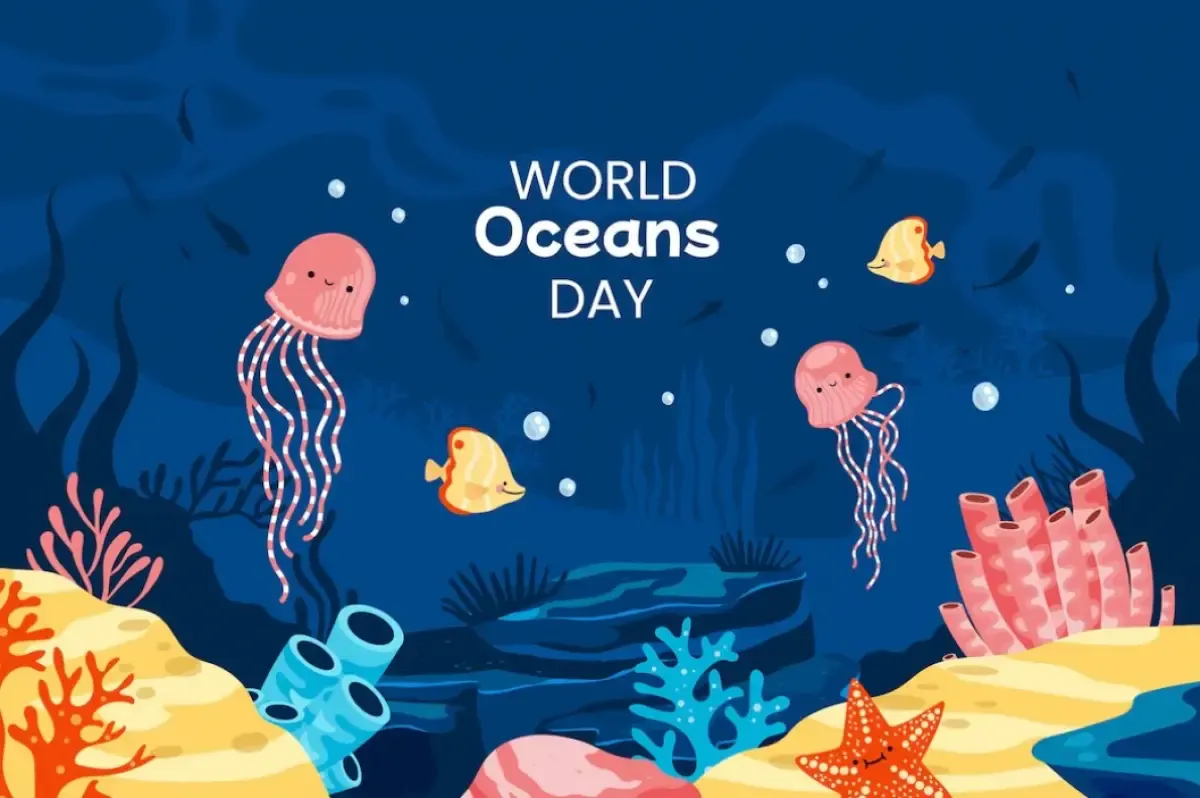 Hari Laut Sedunia atau World Oceans Day 2023 (Sumber : freepik)