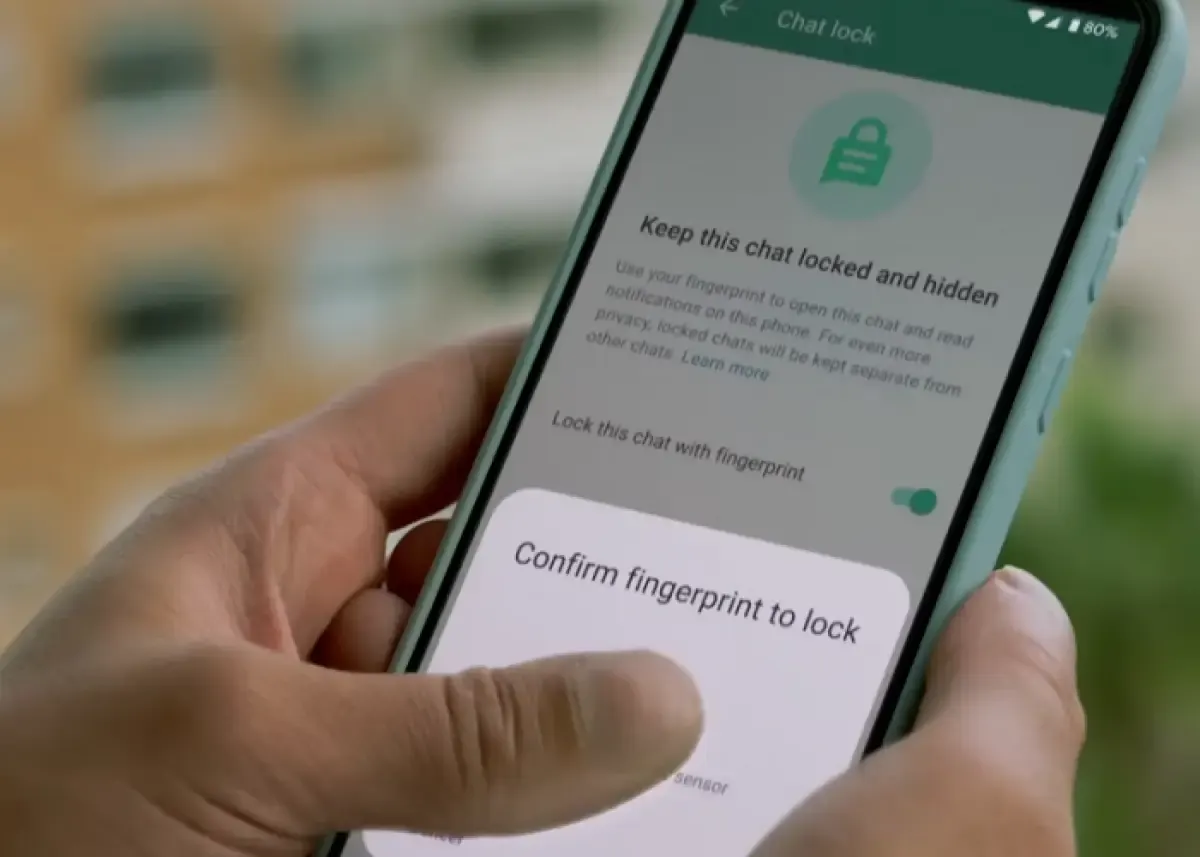 Ilustrasi chat lock WhatsApp (Sumber : xda-developers.com)
