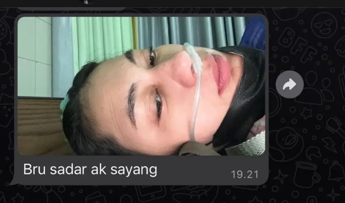 Potongan chat Paula Verhoeven dengan Baim Wong (Sumber : Instagram/baimwong)