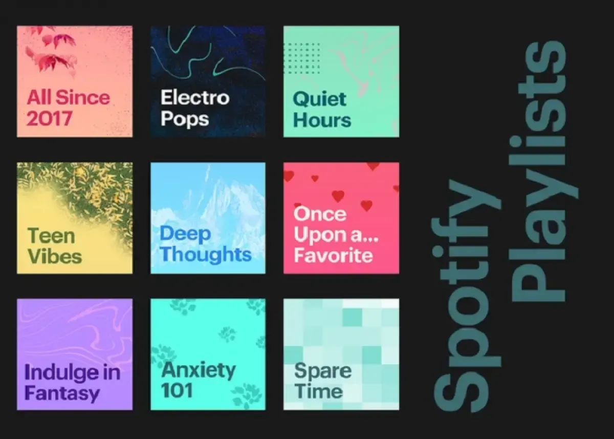 Ilustrasi cover playlist Spotify (Sumber : dribbble.com/mufasa159)
