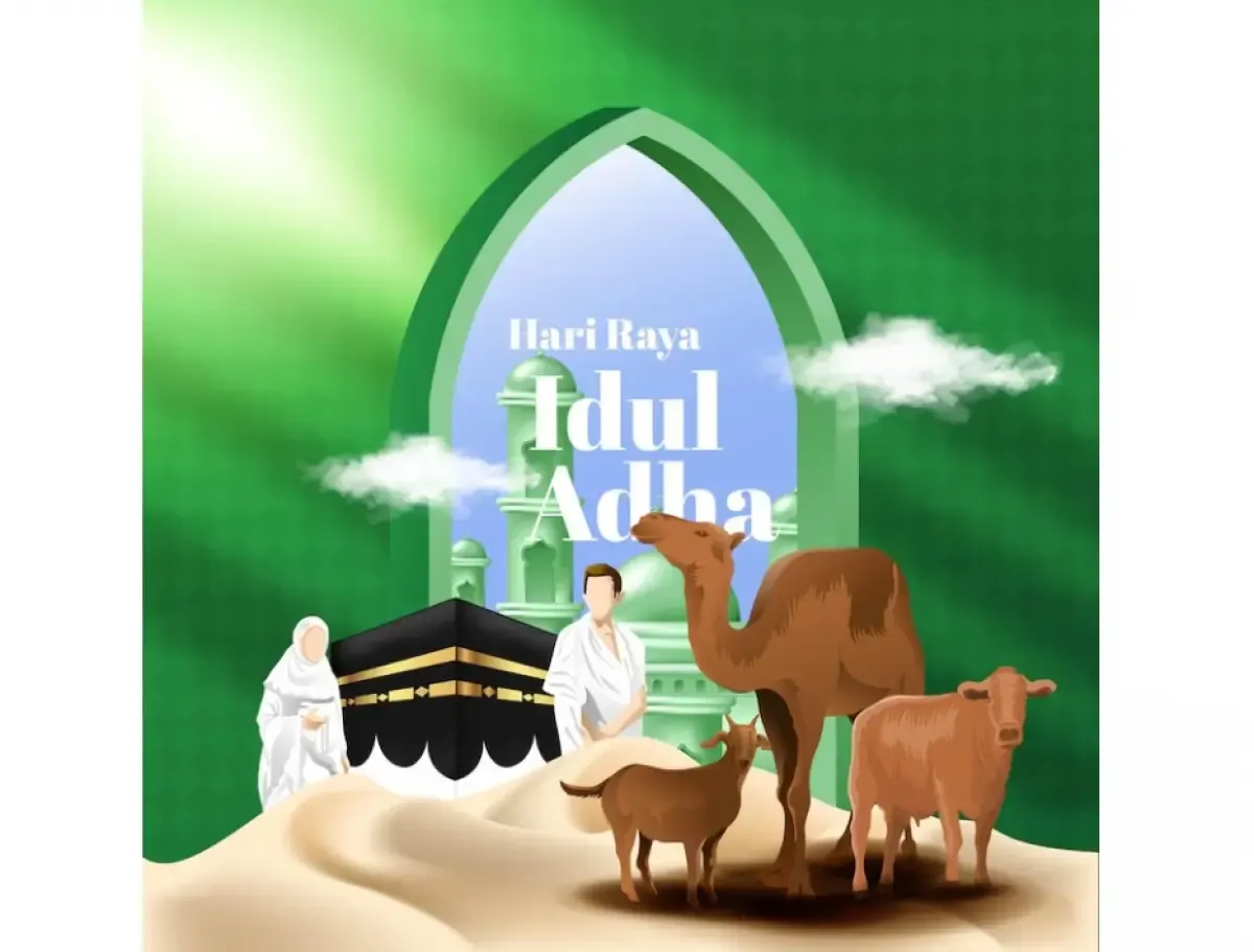 10 Ucapan Selamat Hari Raya Idul Adha 2023, Bisa Jadi Status WA atau Kirim ke Keluarga (Sumber : freepik/YusufSangdes)