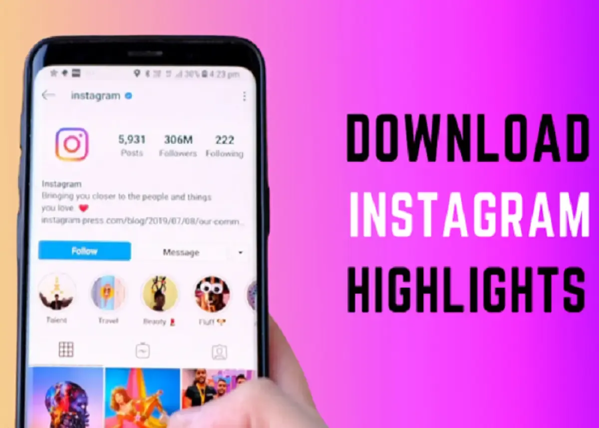 Cara download highlight Instagram dengan mudah (Sumber : digitalbachat.in)