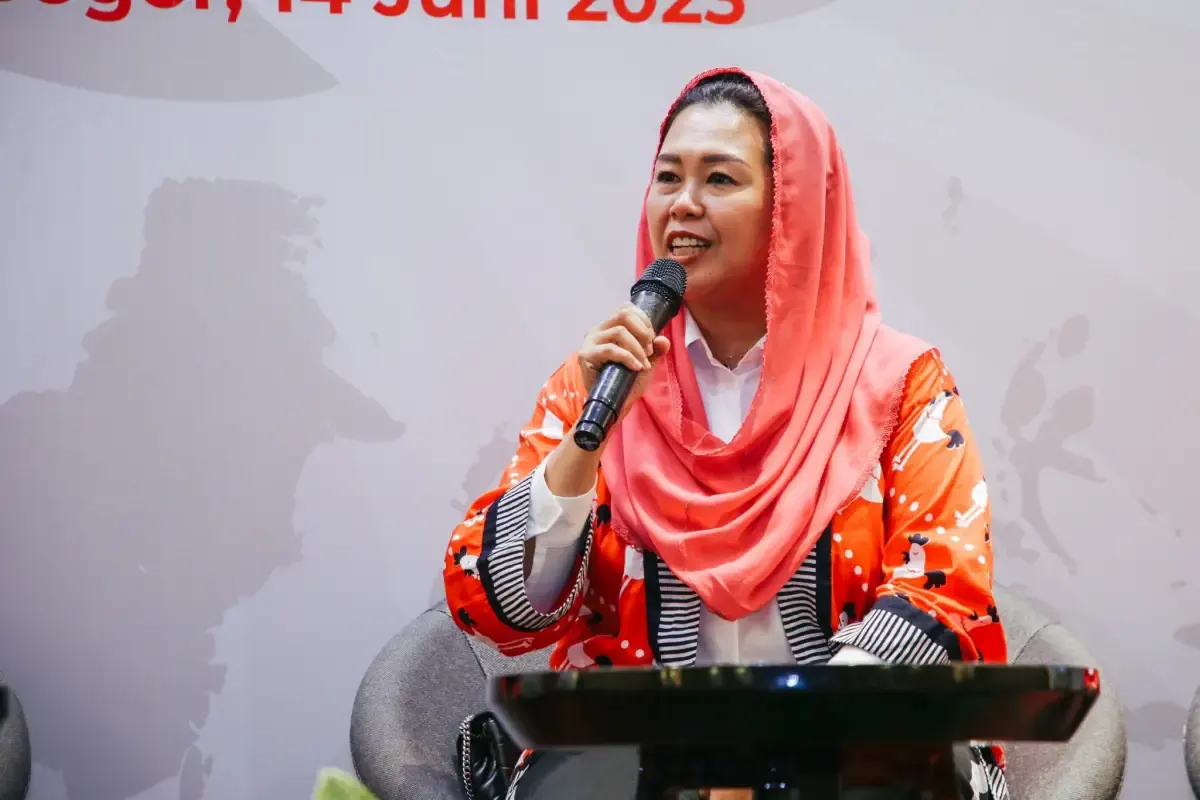 Aktivis Nahdlatul Ulama (NU) Yenny Wahid (Sumber : Twitter/psi_id)