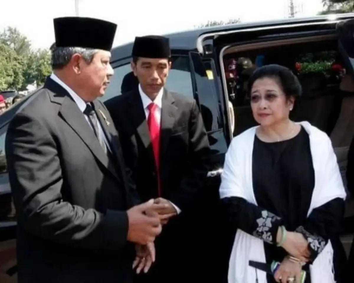 SBY bersama Jokowi dan Megawati Soekarnoputri (Sumber : Instagram/sbyudhoyonoachvs)