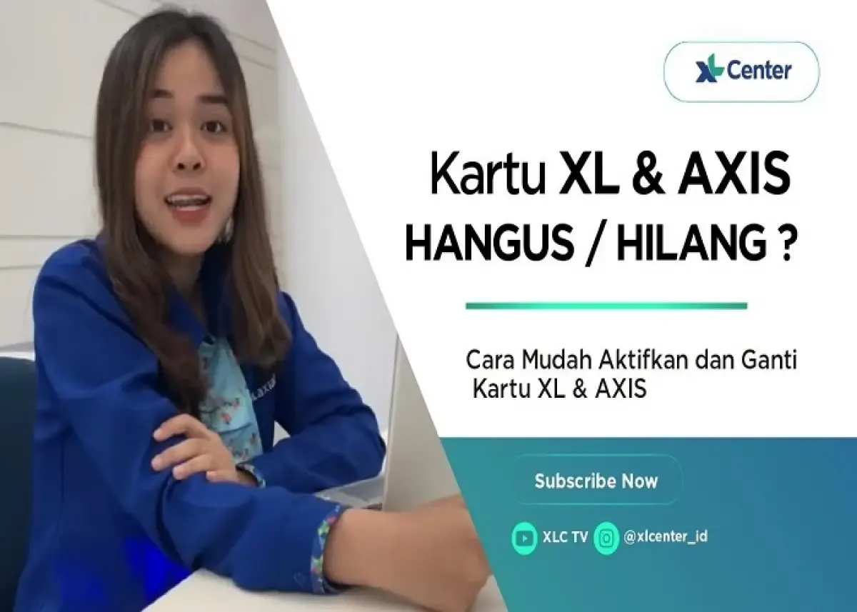 Cara ganti kartu XL yang hilang atau rusak secara online ataupun offline (Sumber : youtube.com/XLC TV)
