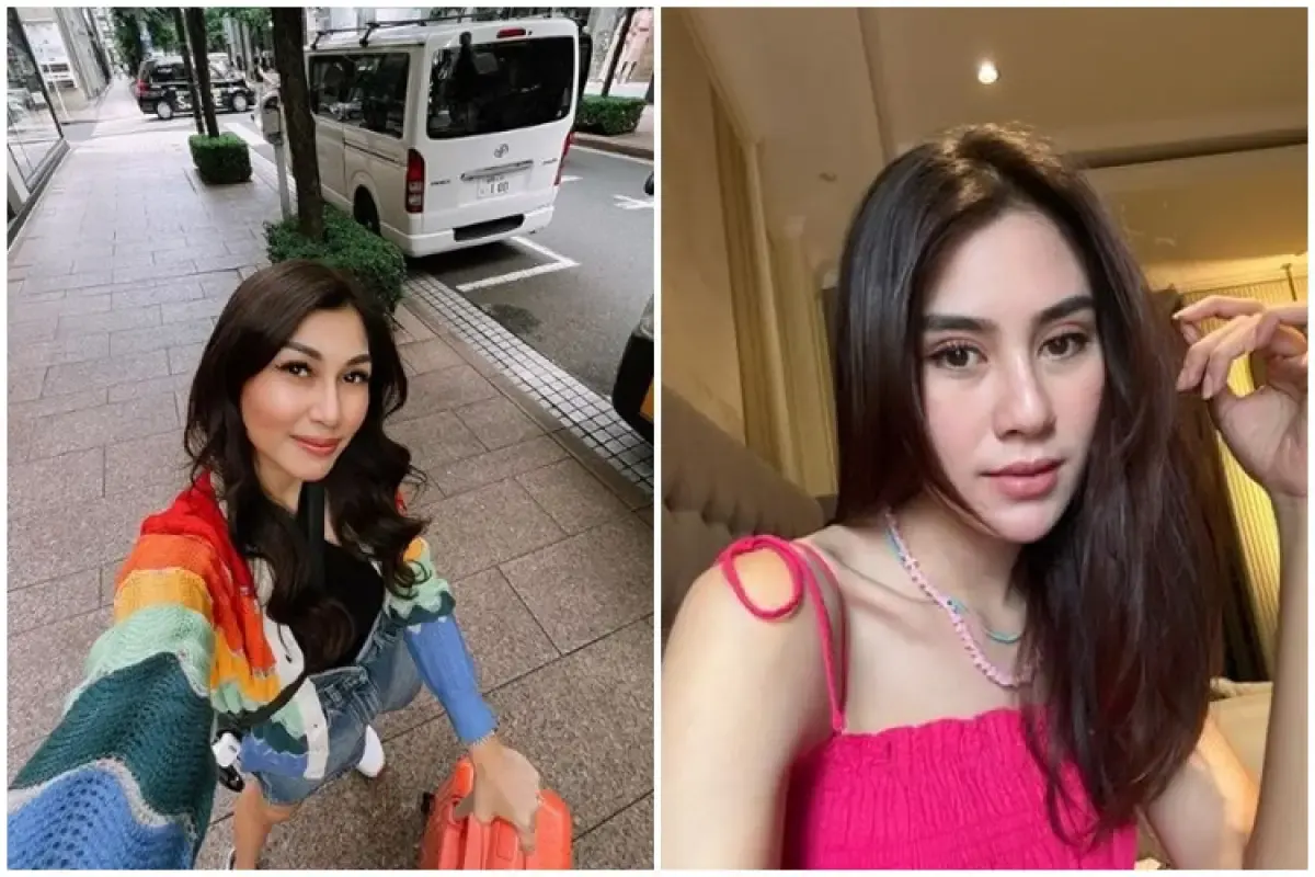Adu gaya adik Raffi Ahmad, Nisya dan Syahnaz. (Sumber : Instagram/nisysynaz/;syahnazs)