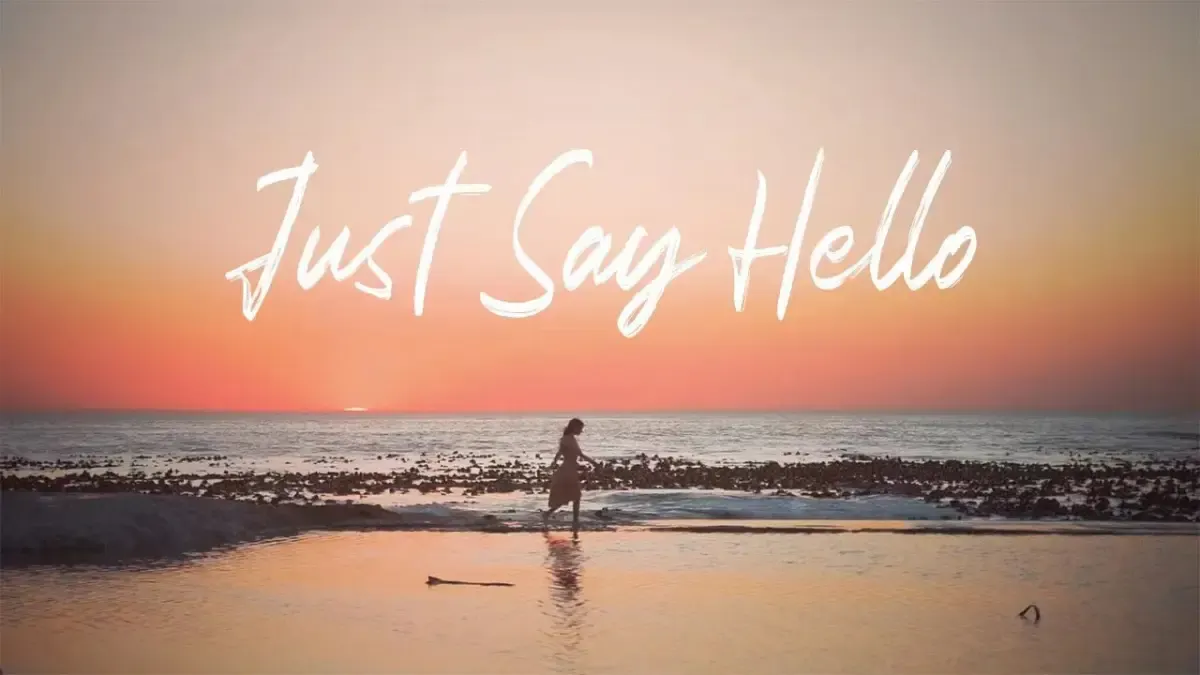 Lirik dan Terjemahan Lagu Just Say Hello Oleh Melo-D yang Sering Dipakai oleh Konten Kreator TikTok! (Sumber : Pinterest)
