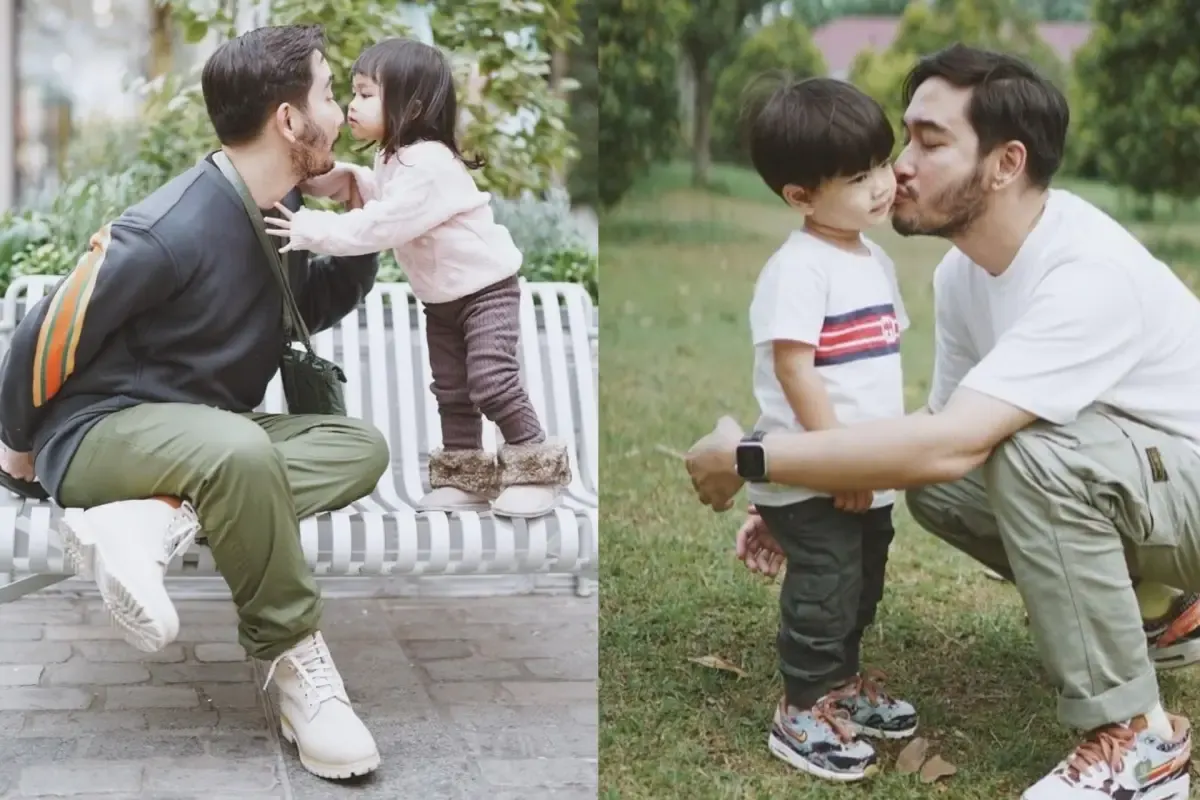 Jeje momong anak (Instagram.com/ritchieismail)