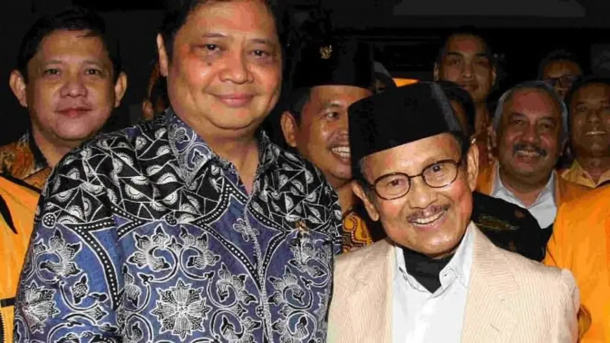 Airlangga kenang sosok BJ Habibie (Sumber : Twitter/airlangga_hrt)